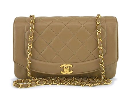 diana flap bag chanel|chanel diana bag beige.